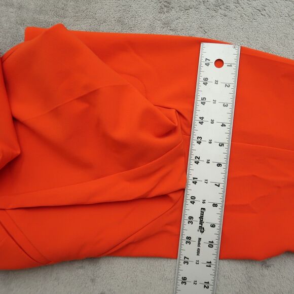 Nine West Pants Women's Size 2 Orange Mid-Rise Kick Flare 26" Inseam Stretch - Picture 6 of 16